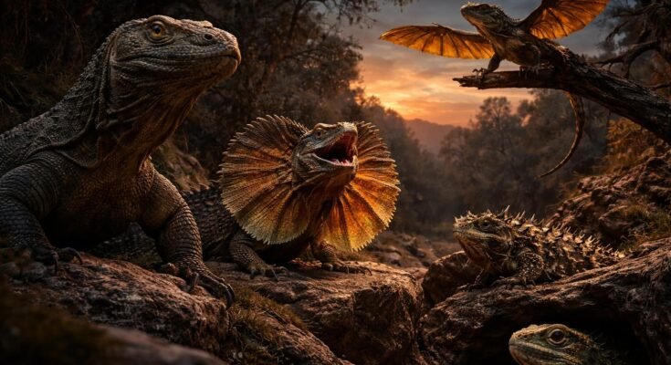 Öt látványos hüllő, amelyek úgy néznek ki, mint sárkányok a valóságban